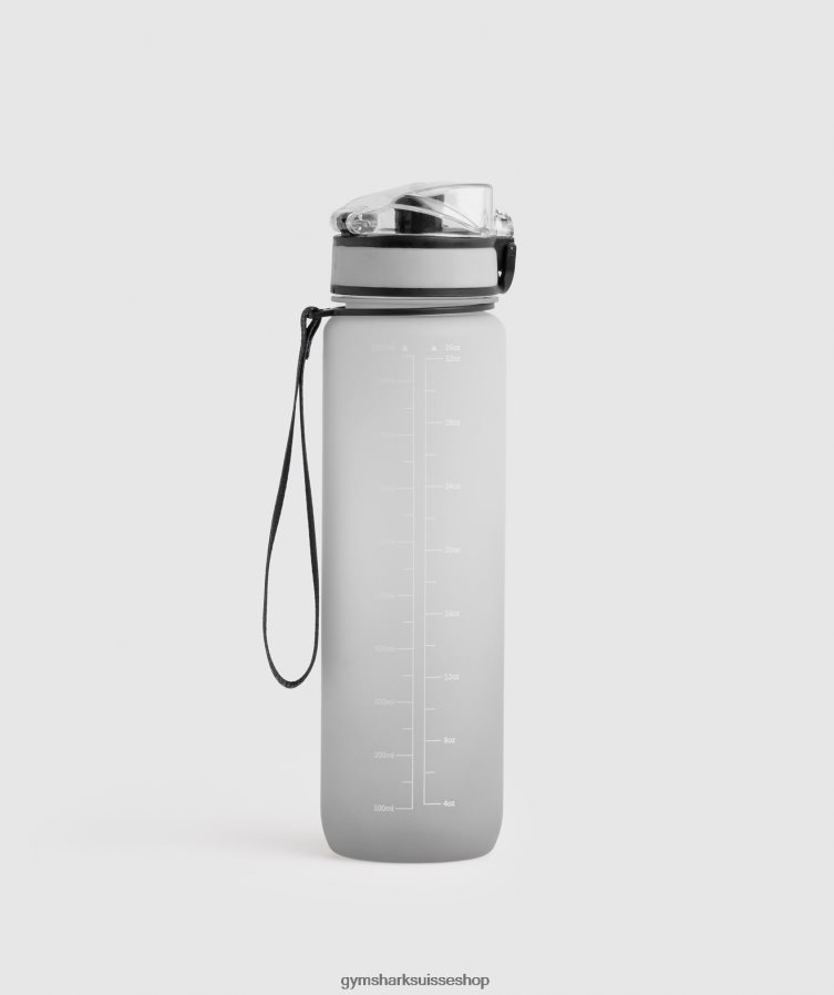 ch Gymshark unisexe bouteille de sport gris pierre de rivière/gris dérive 02FP6T1111 accessoires