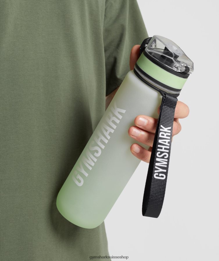 ch Gymshark unisexe bouteille de sport vert flore/vert sauge du désert 02FP6T1118 accessoires