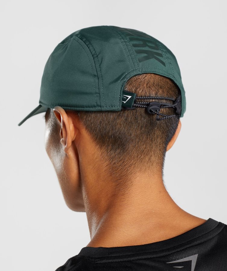 ch Gymshark unisexe casquette à logo 5 panneaux vert obsidienne 02FP6T1131 accessoires
