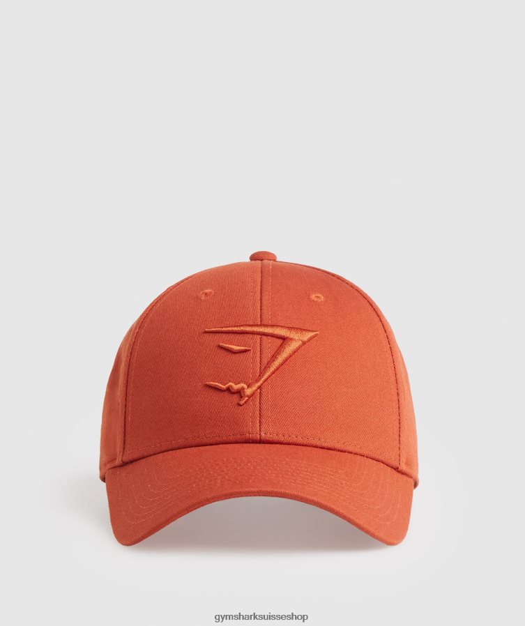 ch Gymshark unisexe casquette à tête de requin cayenne rouge 02FP6T1127 accessoires