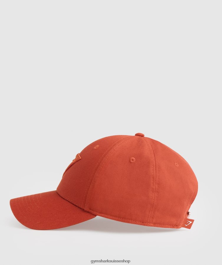 ch Gymshark unisexe casquette à tête de requin cayenne rouge 02FP6T1127 accessoires