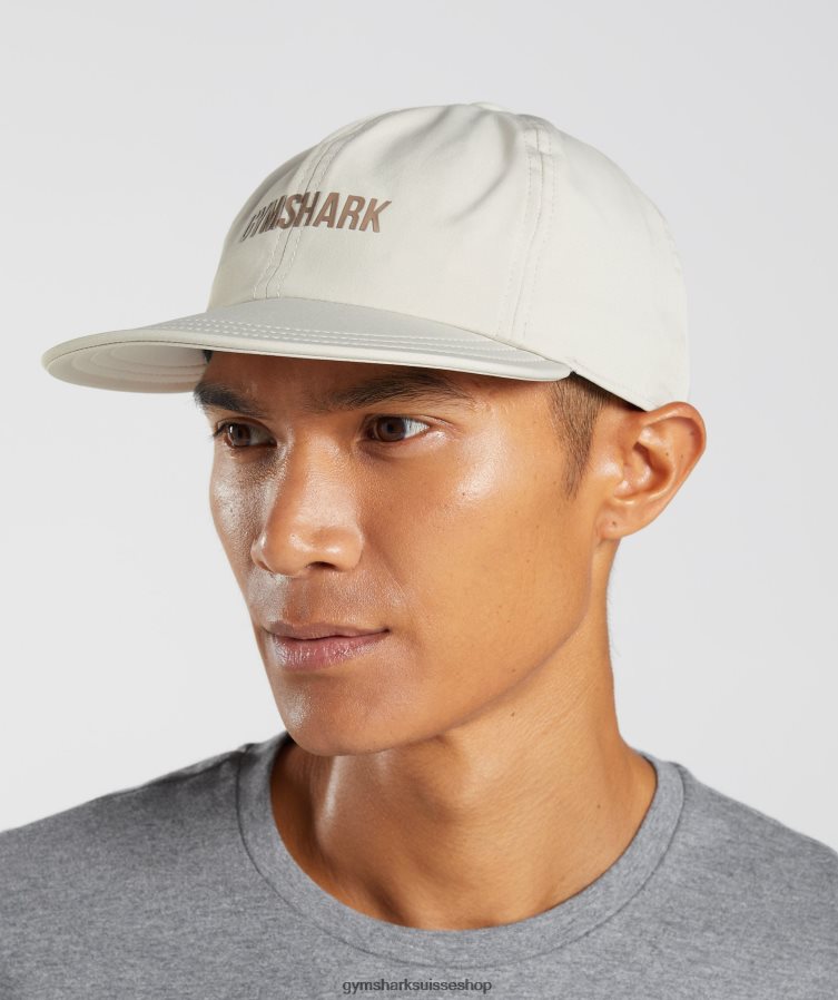 ch Gymshark unisexe casquette à visière plate gris galet 02FP6T1130 accessoires