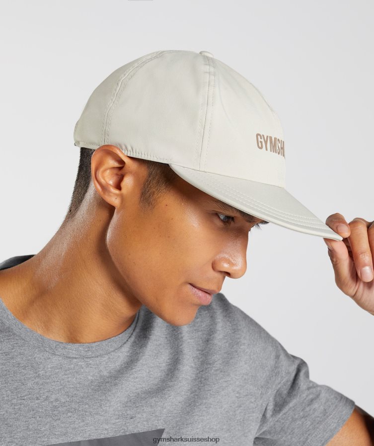 ch Gymshark unisexe casquette à visière plate gris galet 02FP6T1130 accessoires
