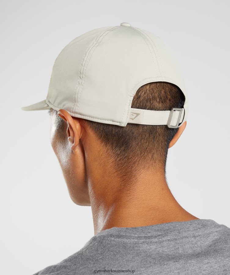 ch Gymshark unisexe casquette à visière plate gris galet 02FP6T1130 accessoires