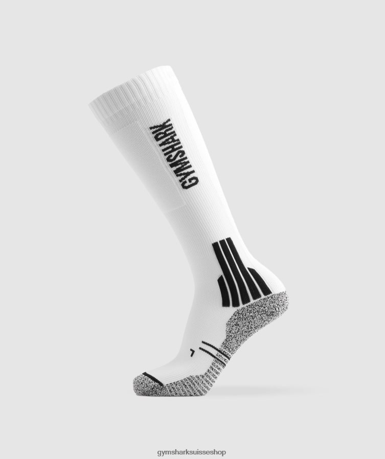 ch Gymshark unisexe chaussettes d'haltérophilie blanc 02FP6T1098 accessoires
