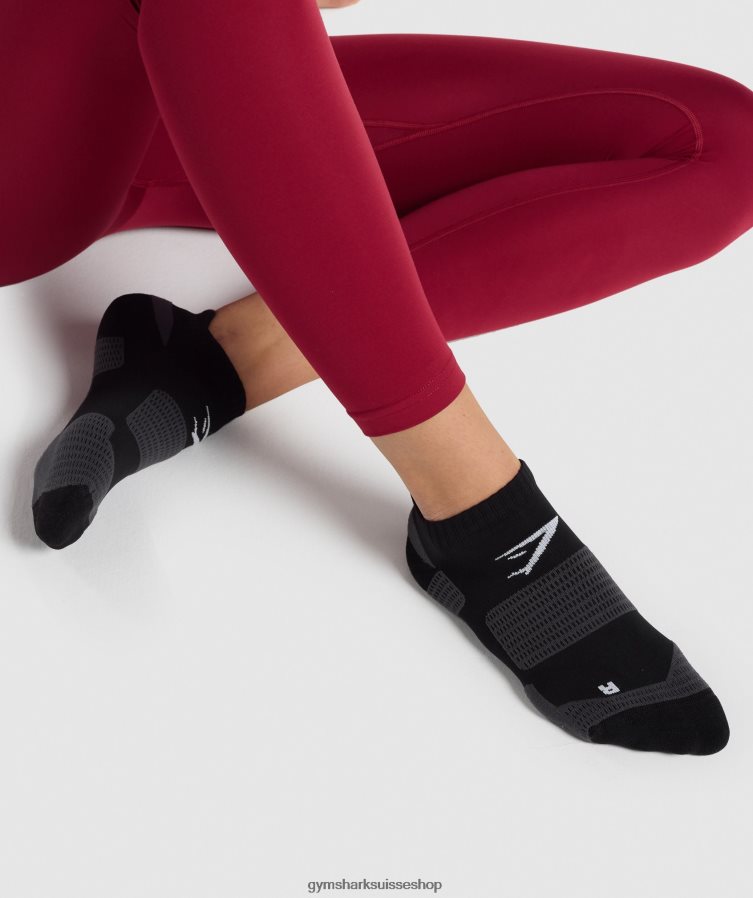 ch Gymshark unisexe chaussettes de performance à la cheville noir 02FP6T1103 accessoires