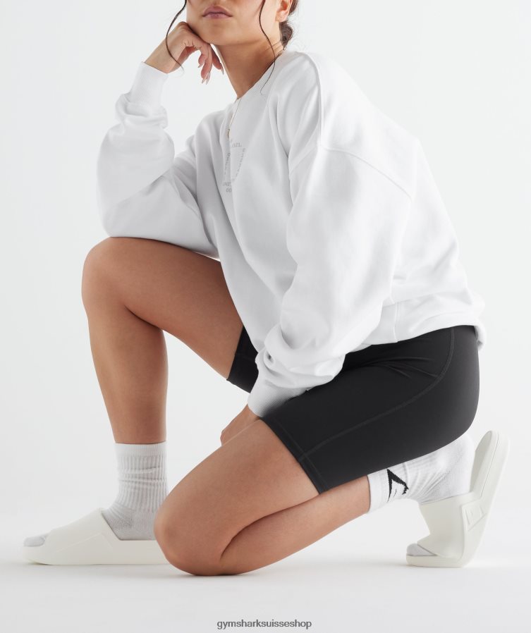 ch Gymshark unisexe diapositives du jour de repos blanc cassé 02FP6T1063 accessoires