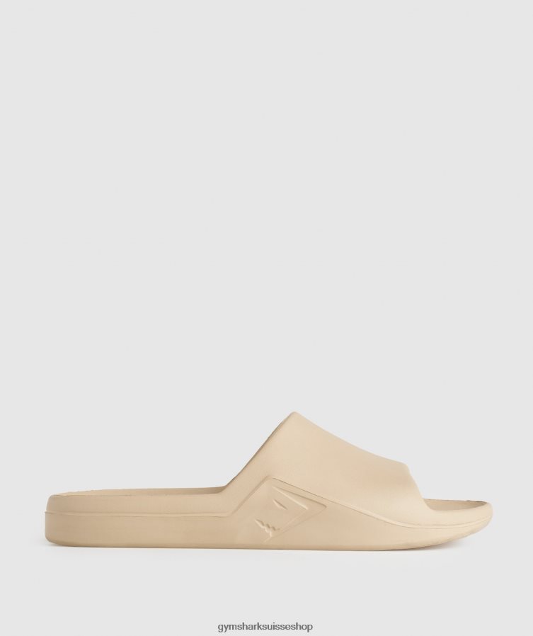 ch Gymshark unisexe diapositives du jour de repos brun grillé 02FP6T1067 accessoires