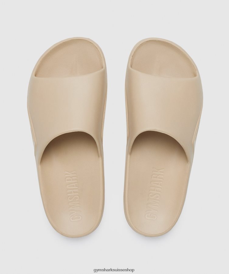 ch Gymshark unisexe diapositives du jour de repos brun grillé 02FP6T1067 accessoires