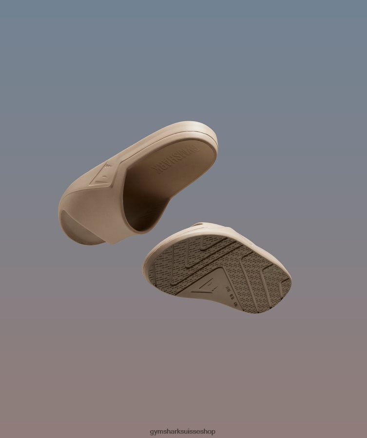 ch Gymshark unisexe diapositives du jour de repos brun grillé 02FP6T1067 accessoires