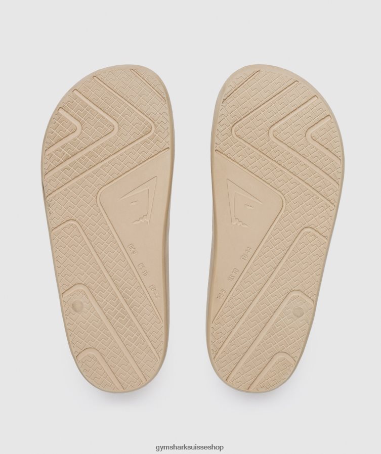 ch Gymshark unisexe diapositives du jour de repos brun grillé 02FP6T1067 accessoires