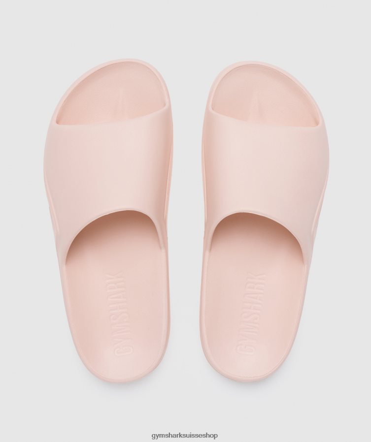 ch Gymshark unisexe diapositives du jour de repos rose brumeux 02FP6T1066 accessoires