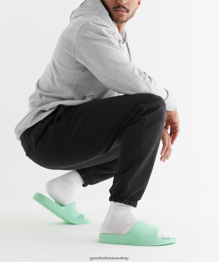 ch Gymshark unisexe diapositives du jour de repos vert pastel 02FP6T1064 accessoires