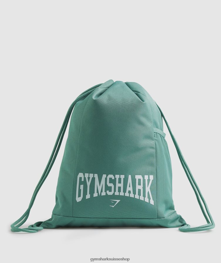 ch Gymshark unisexe sac de sport collégial sarcelle d'encre 02FP6T1071 accessoires