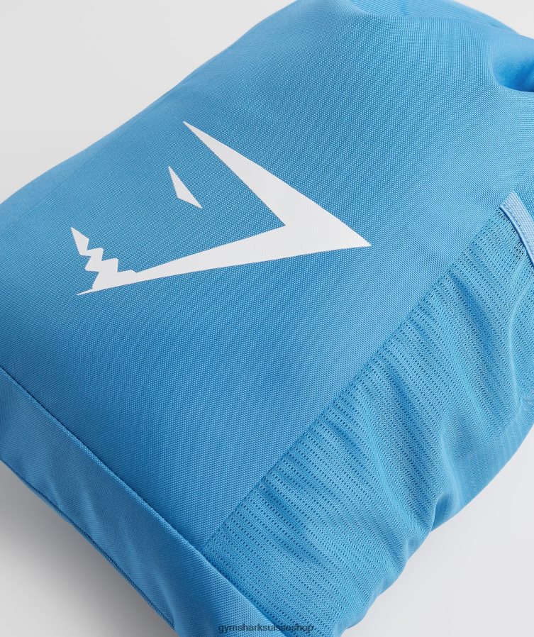 ch Gymshark unisexe sac de sport sharkhead bleu côtier 02FP6T1069 accessoires