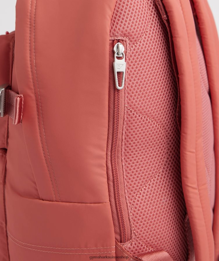 ch Gymshark unisexe sac à dos style de vie rose terre cuite 02FP6T1068 accessoires