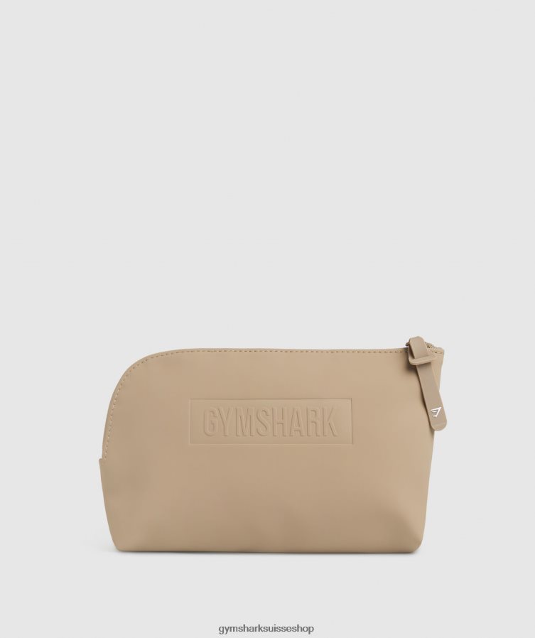 ch Gymshark unisexe sac de lavage quotidien marron ciment 02FP6T1077 accessoires