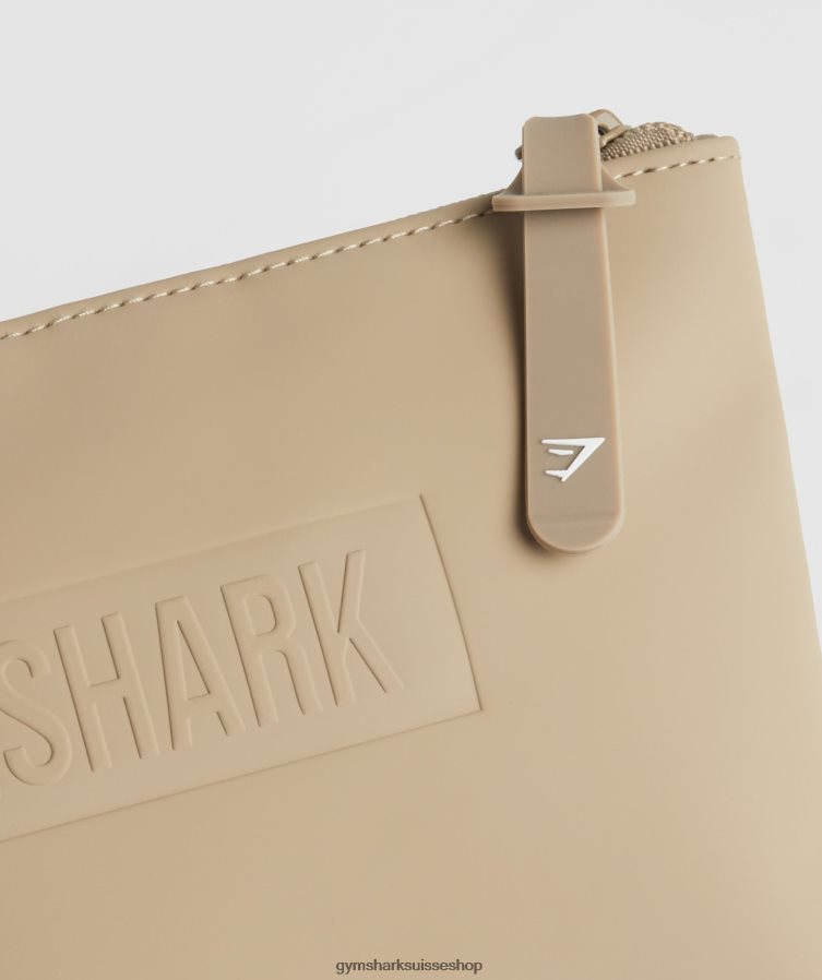 ch Gymshark unisexe sac de lavage quotidien marron ciment 02FP6T1077 accessoires