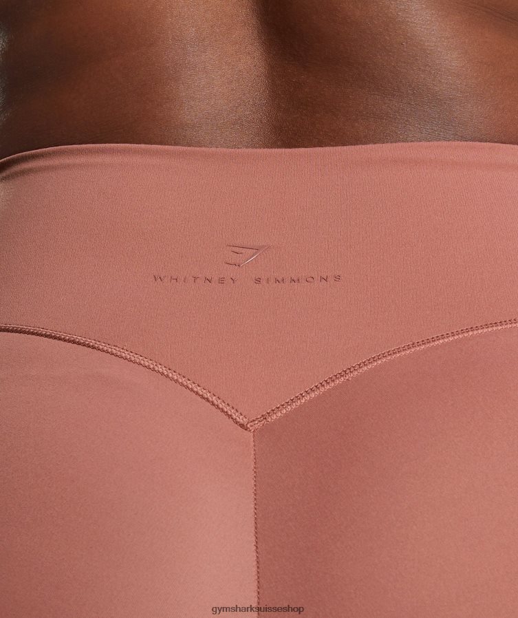 ch Gymshark femmes Whitney legging à poche de tous les jours canyon rouge 02FP6T330 vêtements
