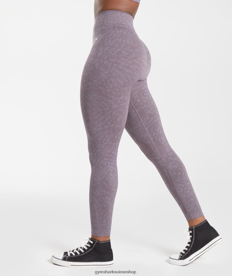 ch Gymshark femmes adapter des leggings sans couture pour animaux sauvage | musc lilas 02FP6T315 vêtements