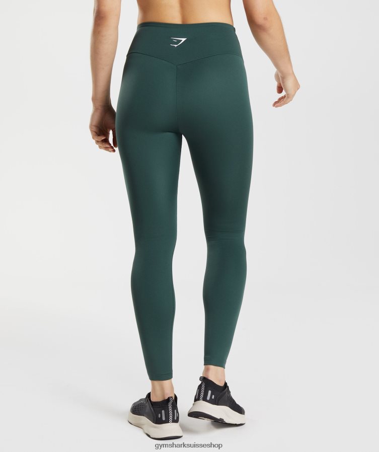 ch Gymshark femmes jambières d\'entraînement vert obsidienne 02FP6T296 vêtements