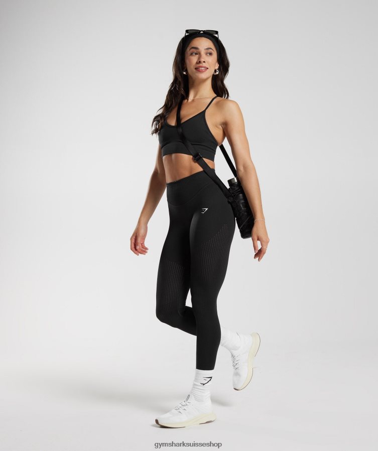 ch Gymshark femmes legging en résille sans couture noir 02FP6T243 vêtements