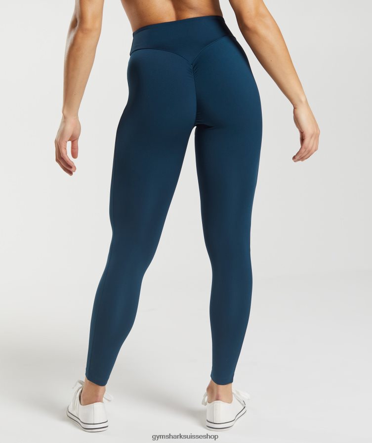 ch Gymshark femmes legging gs power original marine 02FP6T240 vêtements