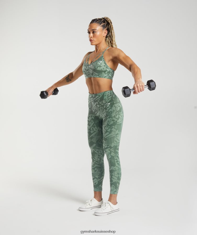 ch Gymshark femmes legging gs power original vert saule/vert sauge du désert 02FP6T310 vêtements