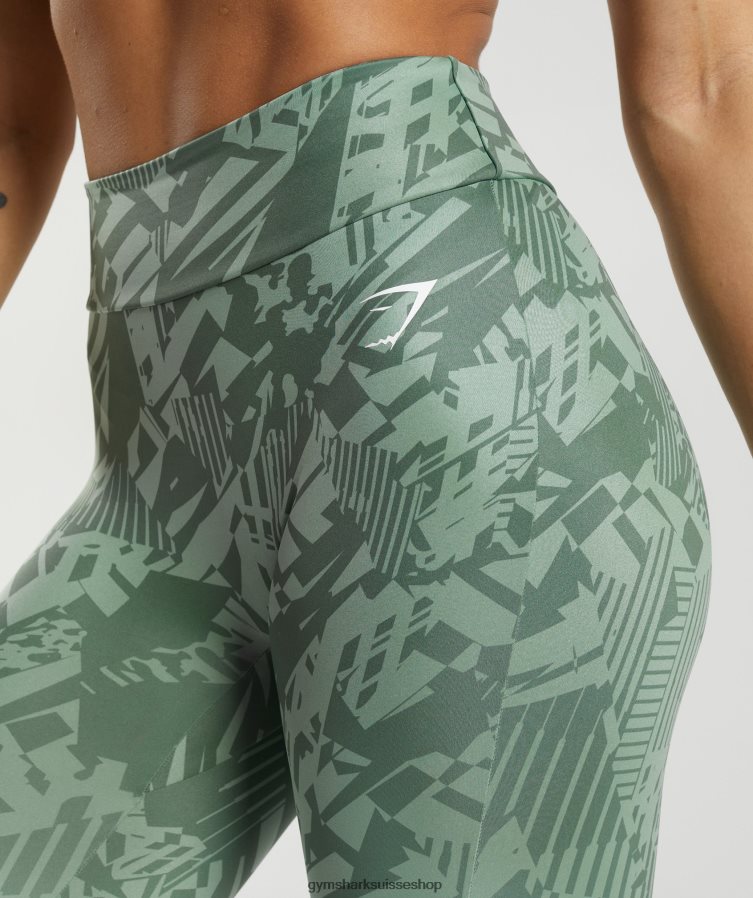 ch Gymshark femmes legging gs power original vert saule/vert sauge du désert 02FP6T310 vêtements