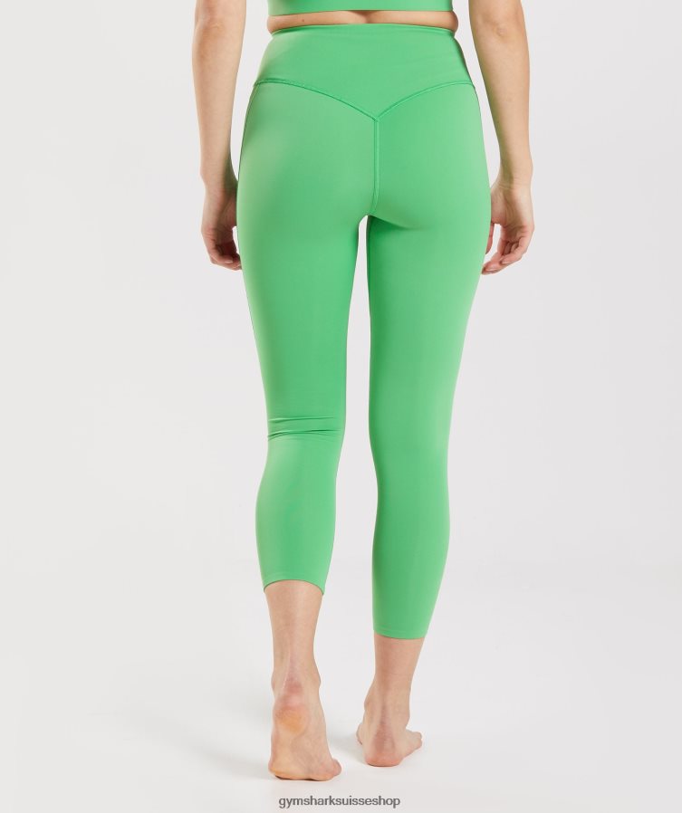 ch Gymshark femmes legging studio 7/8 Pomme verte 02FP6T302 vêtements