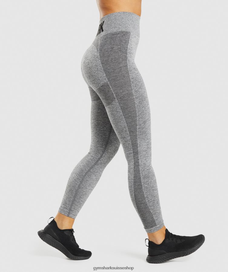 ch Gymshark femmes legging taille haute flex anthracite marne 02FP6T320 vêtements
