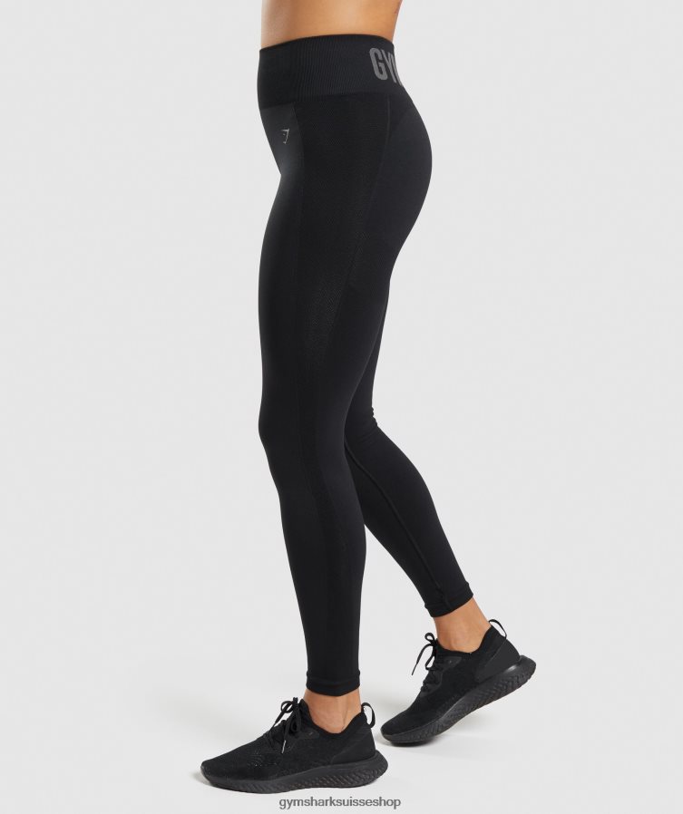 ch Gymshark femmes legging taille haute flex noir 02FP6T283 vêtements