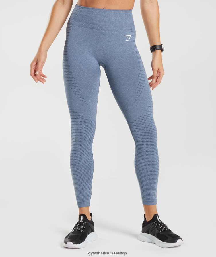 ch Gymshark femmes legging vital 2.0 sans coutures bleu du soir chiné 02FP6T276 vêtements