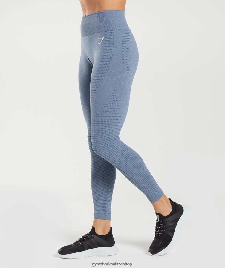 ch Gymshark femmes legging vital 2.0 sans coutures bleu du soir chiné 02FP6T276 vêtements