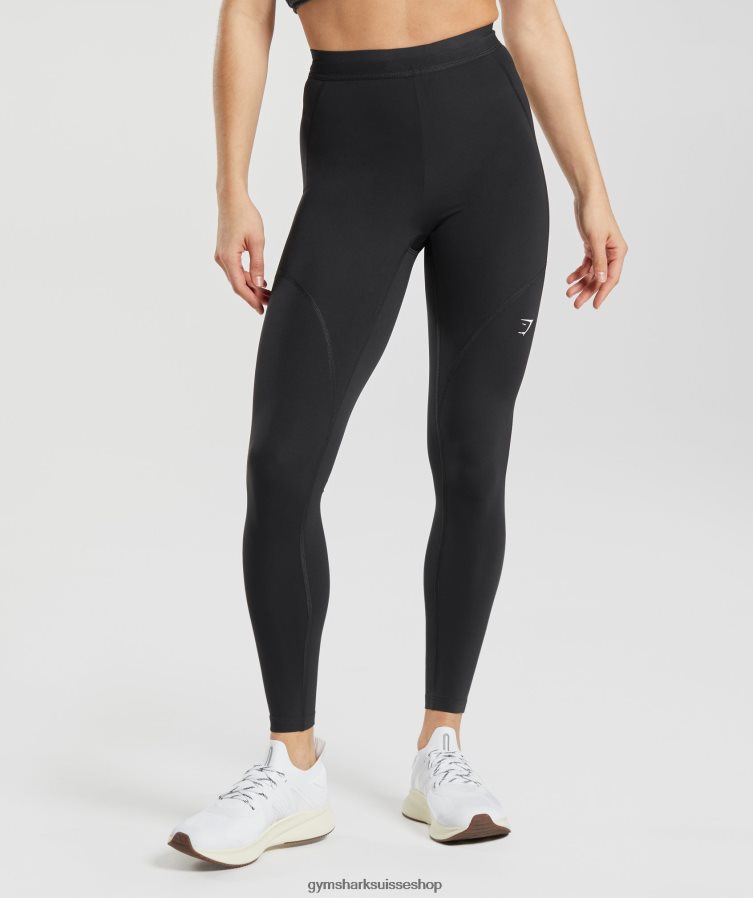 ch Gymshark femmes leggings de course noir 02FP6T277 vêtements