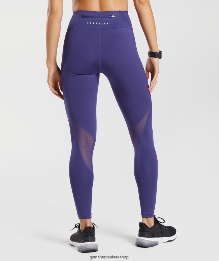 ch Gymshark femmes leggings de course sportive violet de neptune 02FP6T326 vêtements