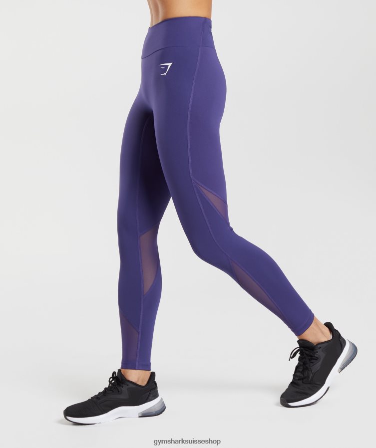 ch Gymshark femmes leggings de course sportive violet de neptune 02FP6T326 vêtements