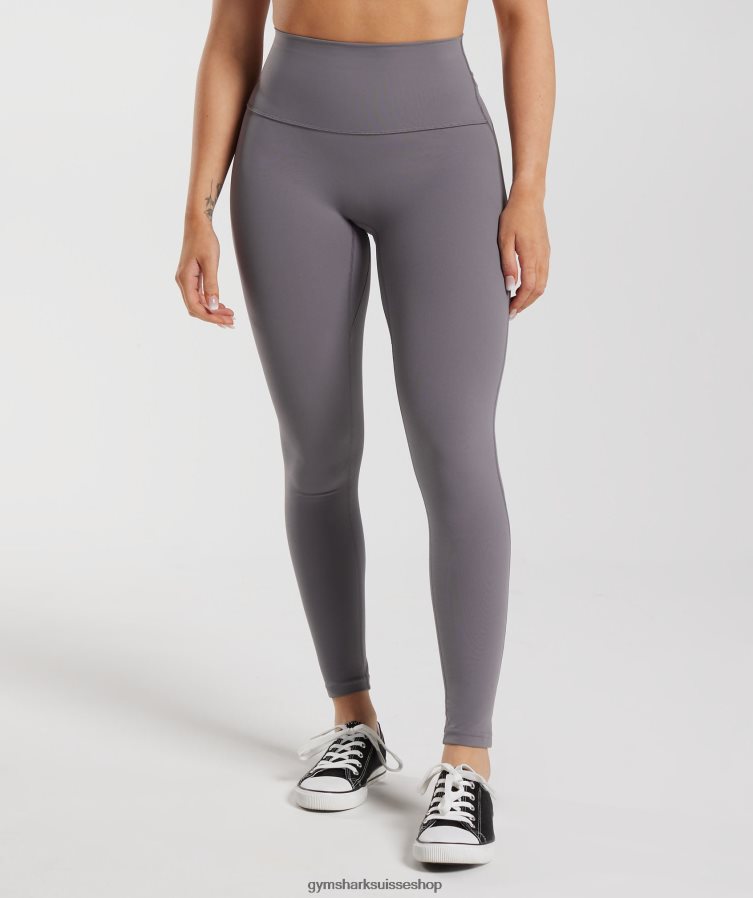 ch Gymshark femmes leggings hérités gris titane 02FP6T267 vêtements