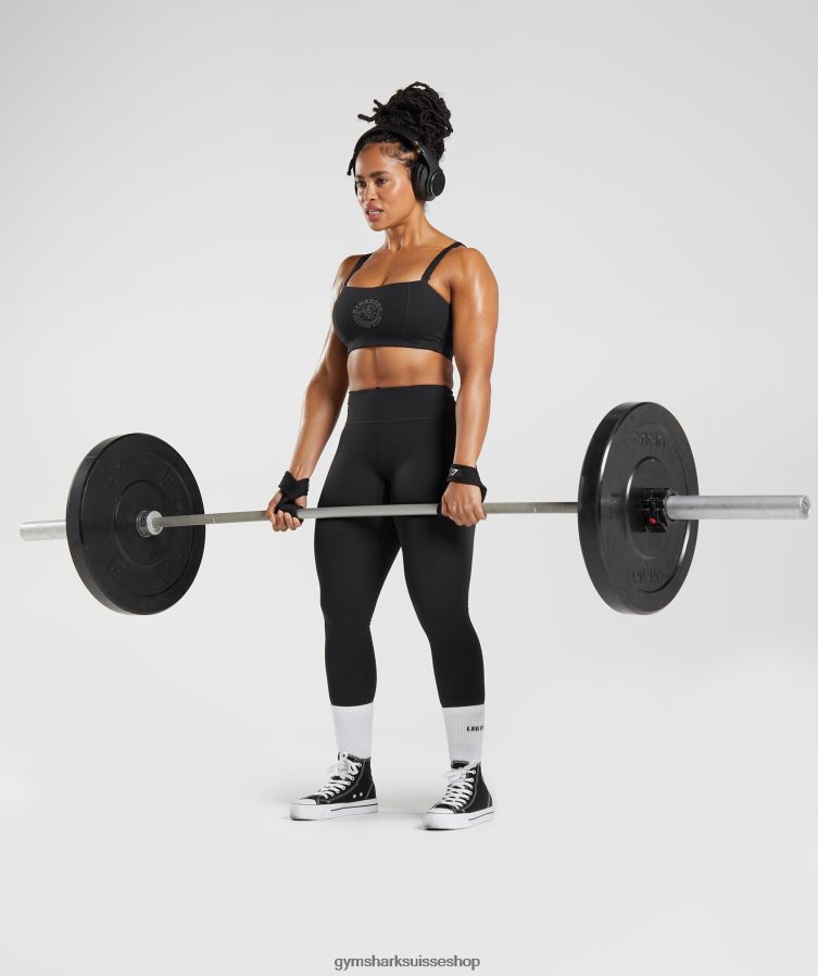 ch Gymshark femmes leggings hérités noir 02FP6T262 vêtements