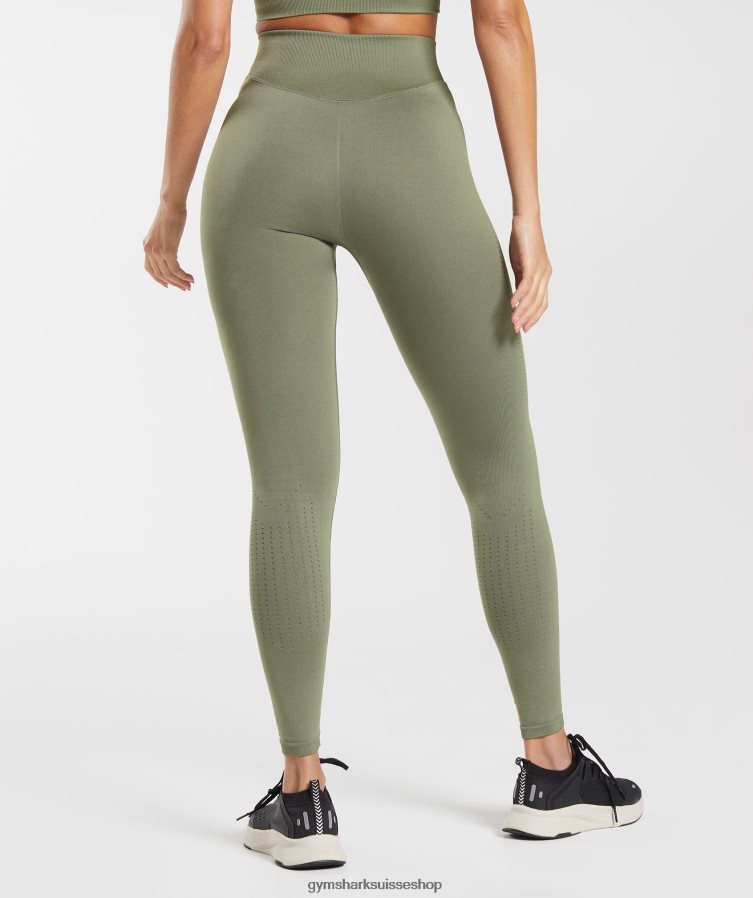 ch Gymshark femmes leggings sans coutures en sueur olive poussiéreuse 02FP6T263 vêtements