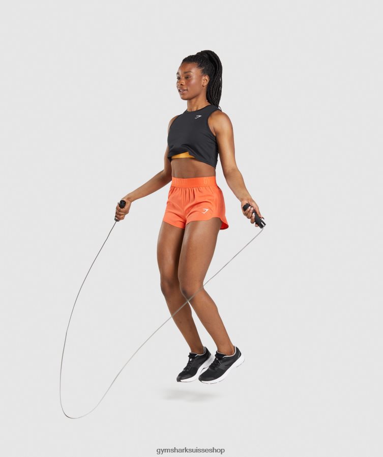 ch Gymshark femmes réservoir de culture d\'entraînement noir 02FP6T421 vêtements