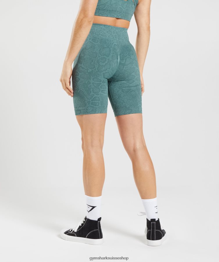 ch Gymshark femmes adapt animal cuissard sans coutures bleu iceberg/bleu tonnerre 02FP6T54 vêtements