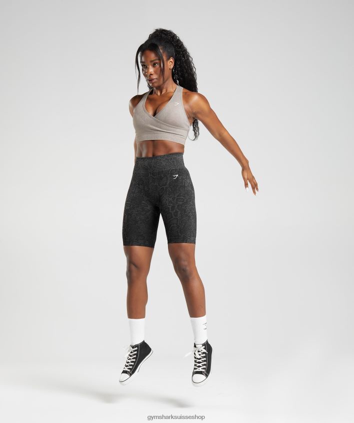 ch Gymshark femmes adapt animal cuissard sans coutures gris urbain/noir 02FP6T23 vêtements