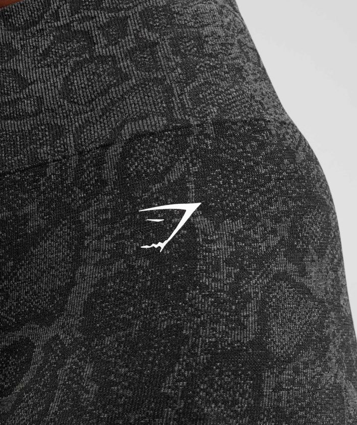 ch Gymshark femmes adapt animal cuissard sans coutures gris urbain/noir 02FP6T23 vêtements