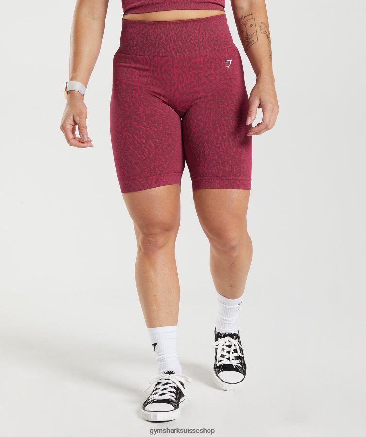 ch Gymshark femmes adapt animal cuissard sans coutures récif | brun cerise 02FP6T83 vêtements