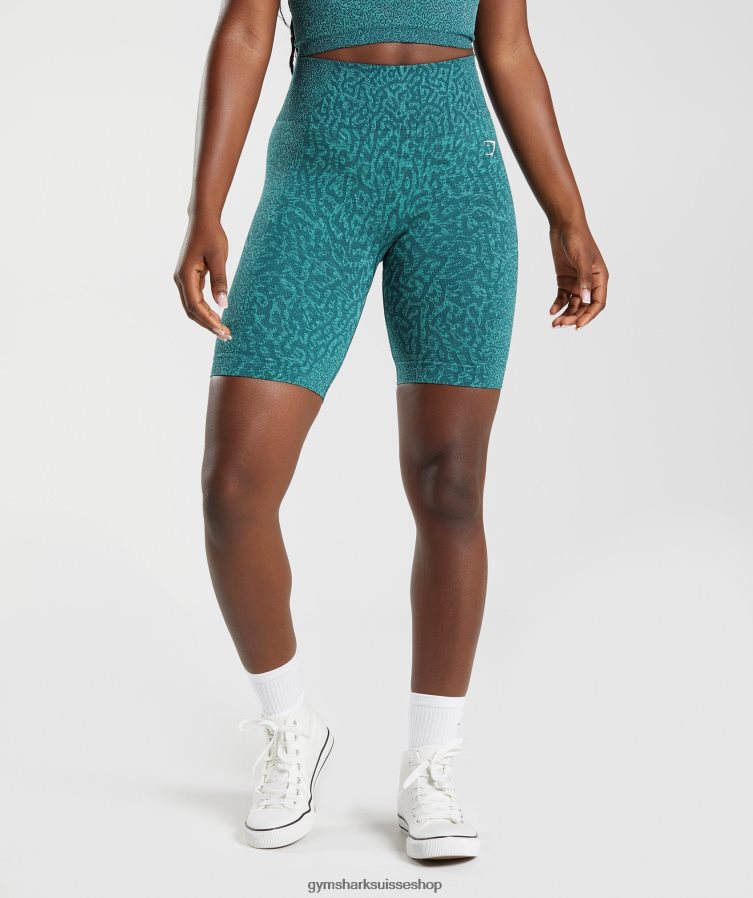 ch Gymshark femmes adapt animal cuissard sans coutures récif | sarcelle d'hiver 02FP6T103 vêtements