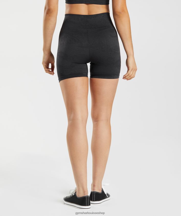 ch Gymshark femmes adapt camo short sans coutures lave | noir/gris onyx 02FP6T4 vêtements