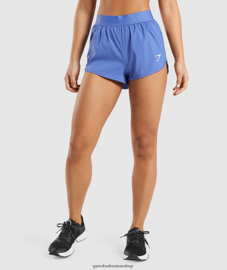 ch Gymshark femmes short d'entraînement ample bleu de cour 02FP6T84 vêtements