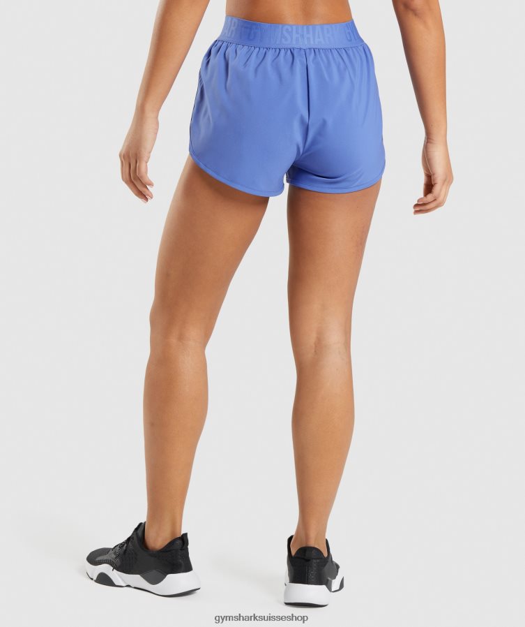 ch Gymshark femmes short d\'entraînement ample bleu de cour 02FP6T84 vêtements