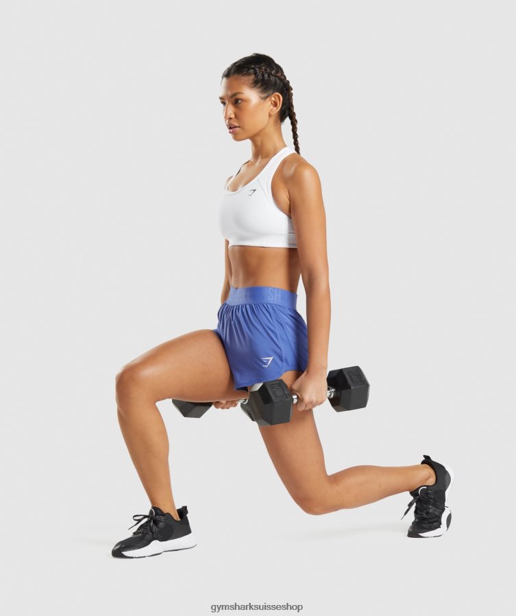 ch Gymshark femmes short d\'entraînement ample bleu de cour 02FP6T84 vêtements